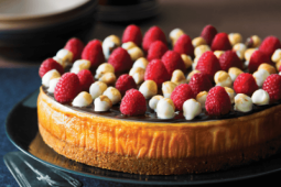 Baked White Chocolate Cheesecake