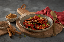 Eggplant Chermoula, Eggplant, Aubergine, Eggplant Recipe, Capsicum, Peppers, Vegetarian recipe