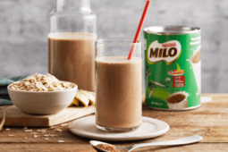 Milo Oat Banana Smoothie