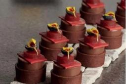 Chocolate Pannacotta with Rhubarb Compote