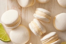 COCONUT &amp; LIME MACRONS, | MADE WITH MILKYBAR