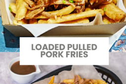 Pulled pork loaded fries