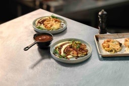 A beautifully charred cauliflower steak plated over lusciously silky and thick MAGGI mash with MAGGI SUPREME GRAVY MIX