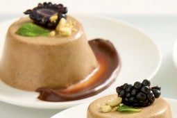 Chocolate &amp; Wattleseed Panna Cotta