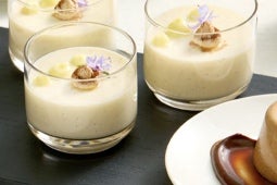 Potted Lemon and Coconut Panna Cotta