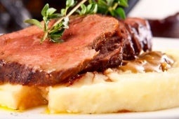 Roast Beef with Seeded Mustard &amp; Chive Demi-Glace