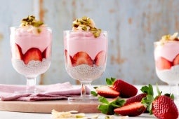 Strawberry Chia Mousse Pudding Recipe