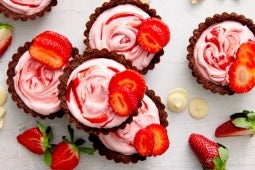 Strawberry and White Chocolate Parfait Tarts Recipe