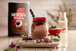 Nescafe Blueberry Ice Latte