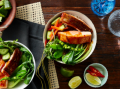 Teriyaki Salmon Poke Bowl