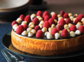 Baked White Chocolate Cheesecake