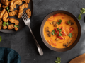 Chargrilled Pieces Vegetable and Chickpea Curry