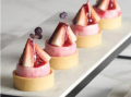 Strawberry panna cotta tarts
