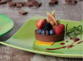 White chocolate and patisserie tarts
