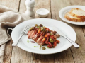 Caponata with Roasted Lamb Rump