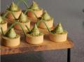White chocolate matcha ganache tarts