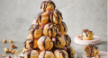 Mocha and Dark Chocolate Croquembouche
