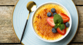 Crème Brûlée with Seasonal Fruits