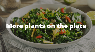 More plants on plate