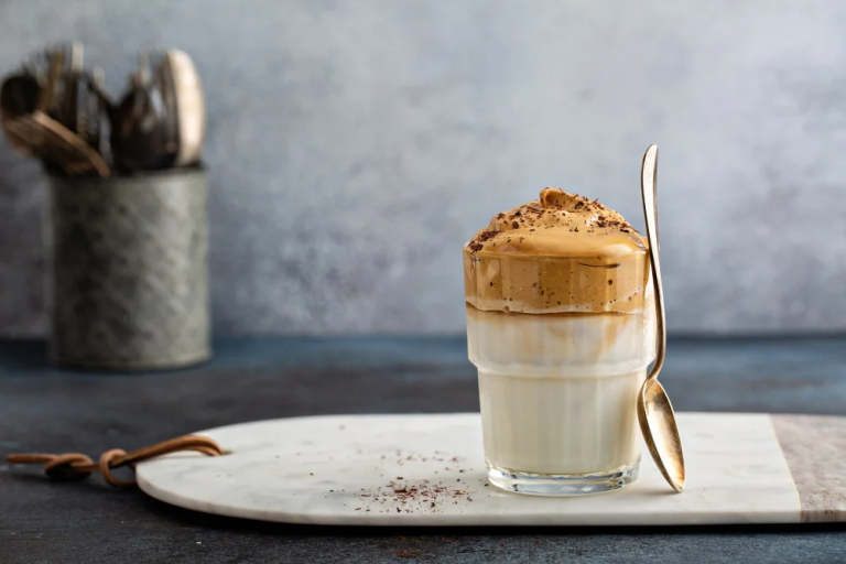 Dalgona whipped coffee