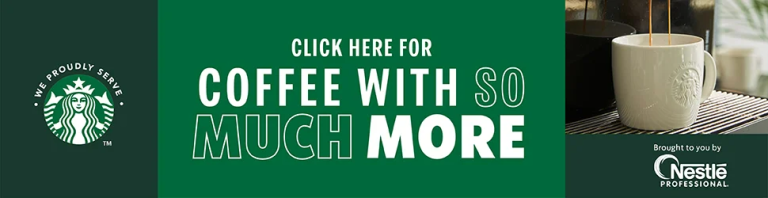 Click to find out more about Starbucks We Proudly Serve