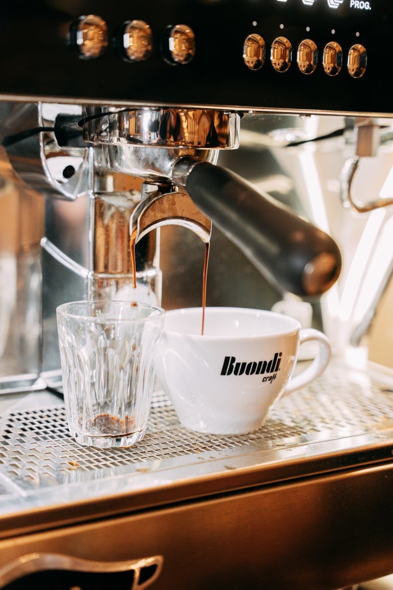 Making espresso