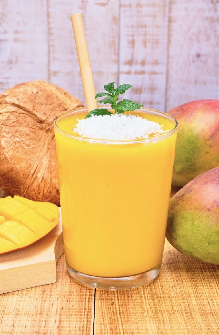 Tropical Mango Coconut Smoothie