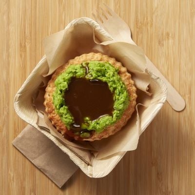 cup with rich gravy