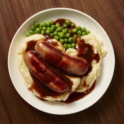 mashed potato with rich gravy