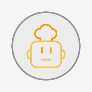 Chef robot icon